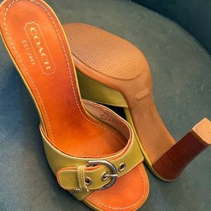 Coach heels size 7